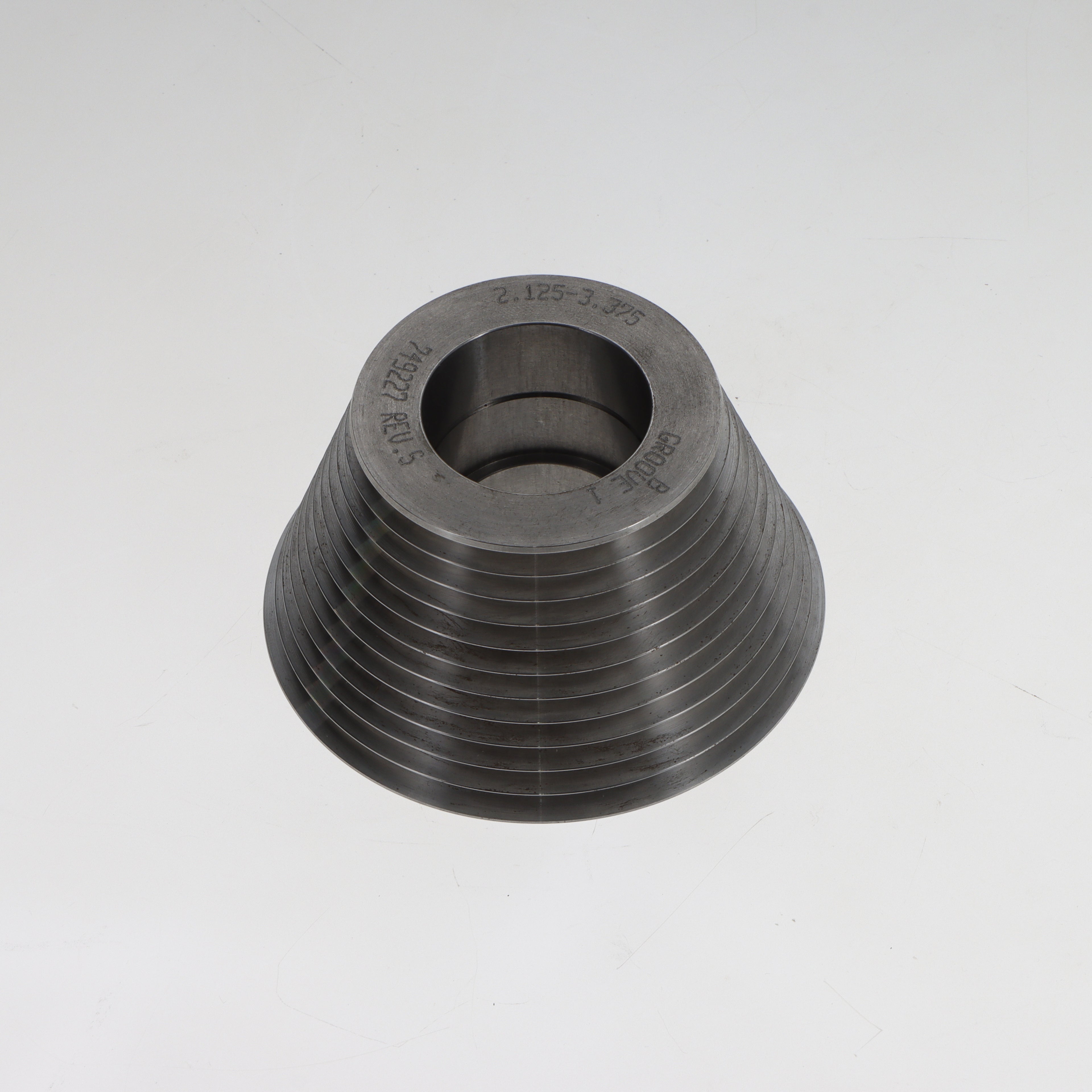 Stepped Precast Pulley (Small), Step Sizes 2.125" - 3.375"